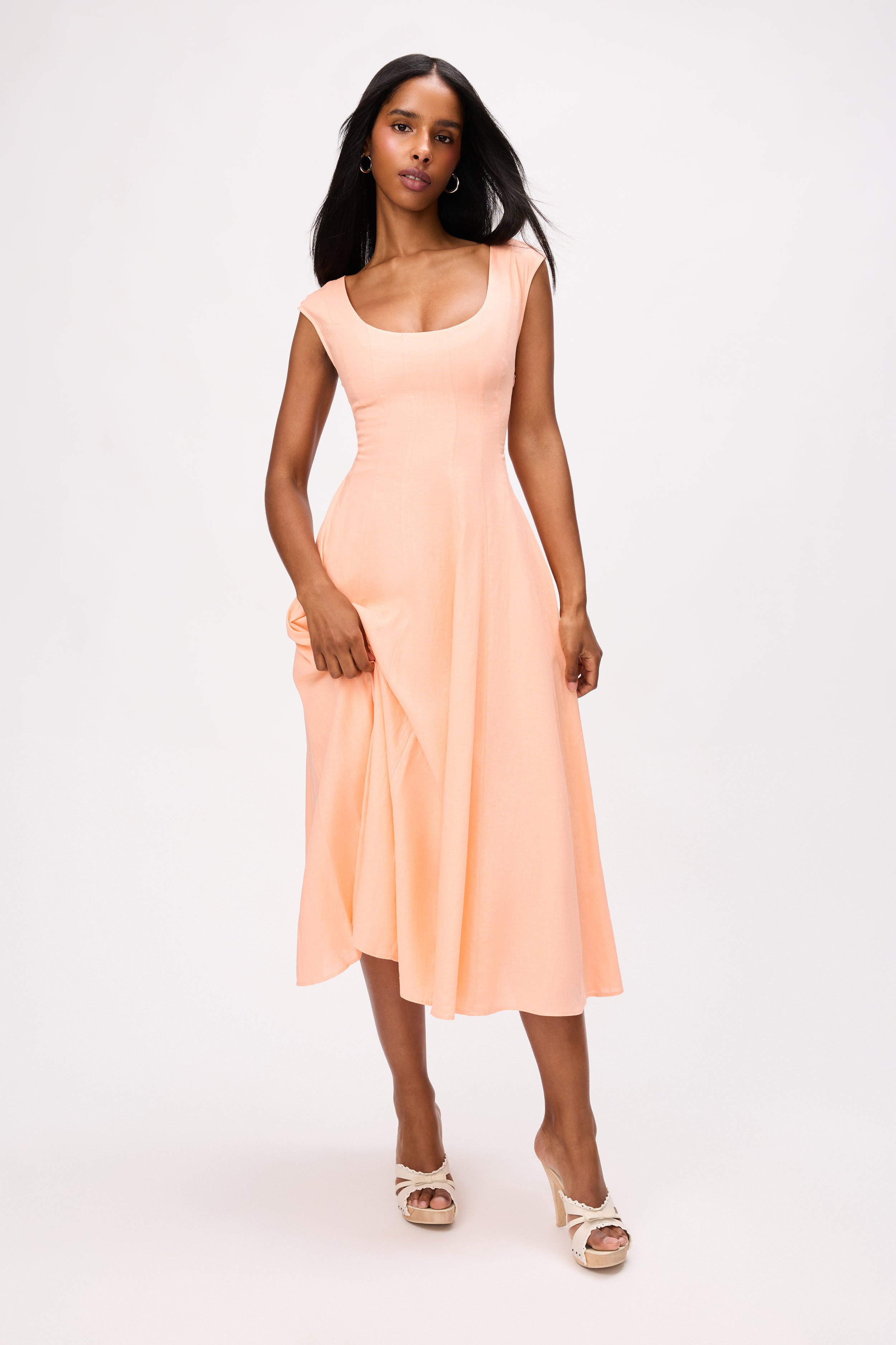 Guizio Leila Dress Peach Dreams / XXS