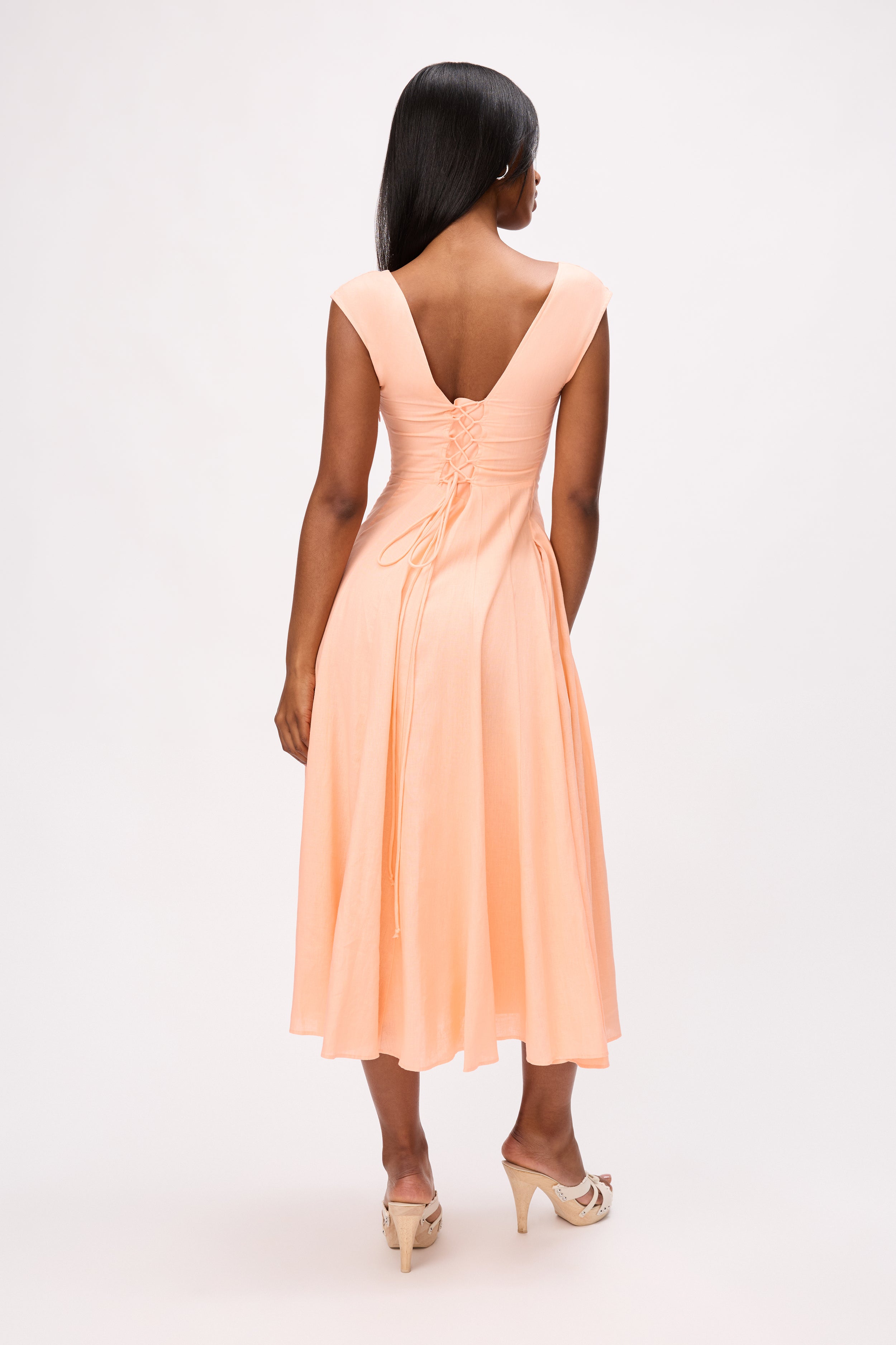 Guizio Leila Dress Peach Dreams / XXS