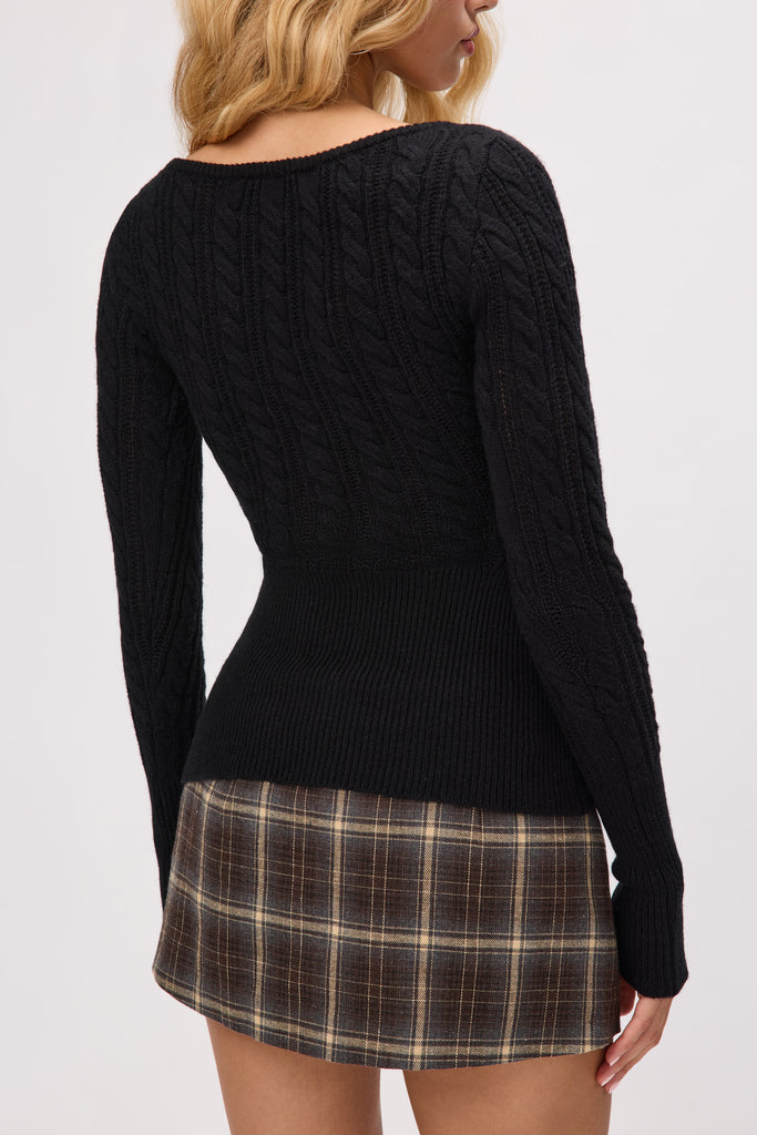 Chamonix Tartan Mini Skirt in Blue Combo