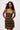 Nina Mini Dress in Olive Tartan