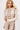 June Relaxed Cardigan in Cream Argyle