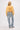Varsity Crop Hoodie in Sunshine Yellow