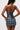 Marini Tartan Corset in Emerald Navy Classic Tartan Combo