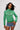 Varsity Zip Up Jacket in Forest Green
