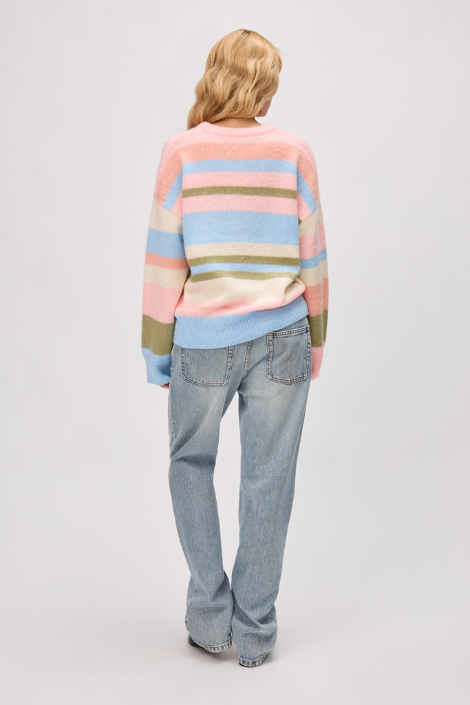 Hawley Oversized Stripe Wool Jumper