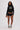 Varsity Zip Up Jacket in Black