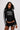 Varsity Zip Up Jacket in Black