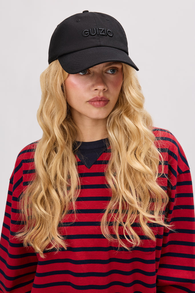 Guizio Baseball Cap in Black
