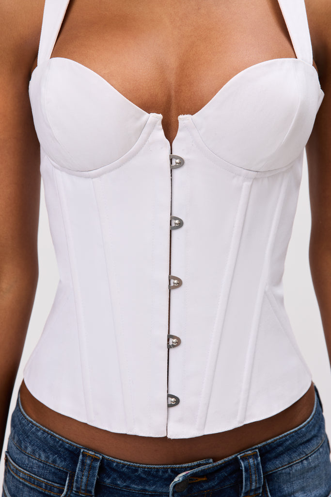 Gia Corset in White