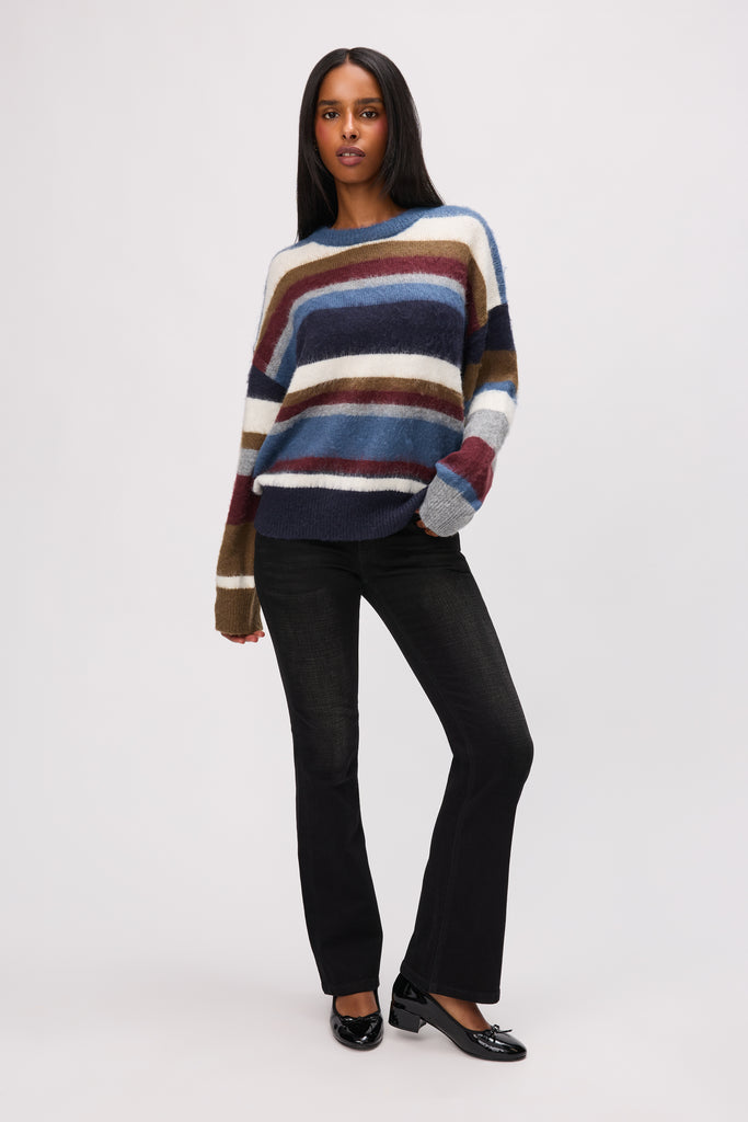 Hawley Oversized Wool Jumper in Blue