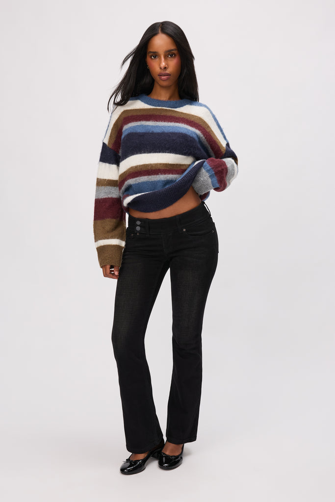 Hawley Oversized Wool Jumper in Blue