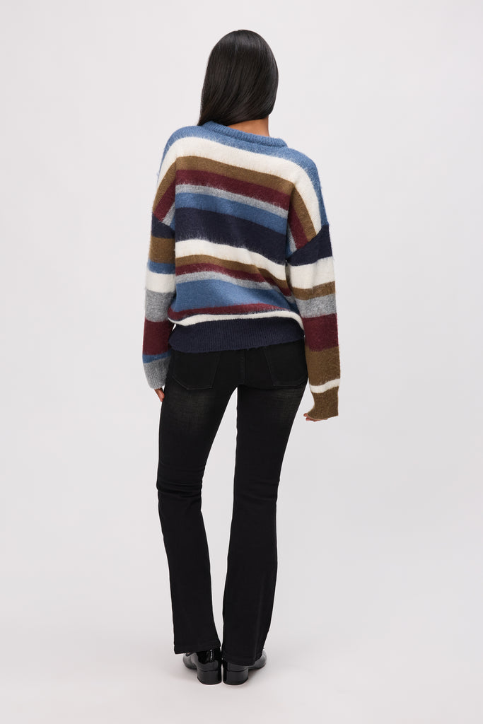Hawley Oversized Wool Jumper in Blue