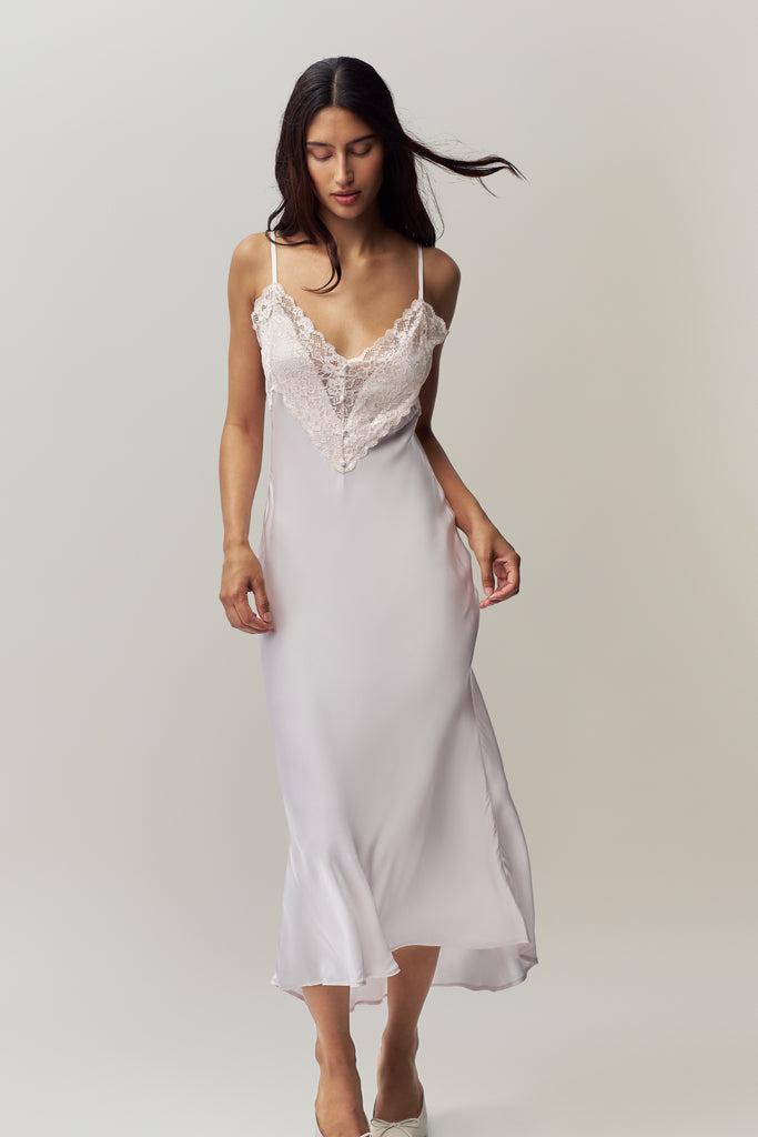 Nova Slip Dress in Ballet Slipper