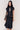 Eda Satin Midi Skirt in Black