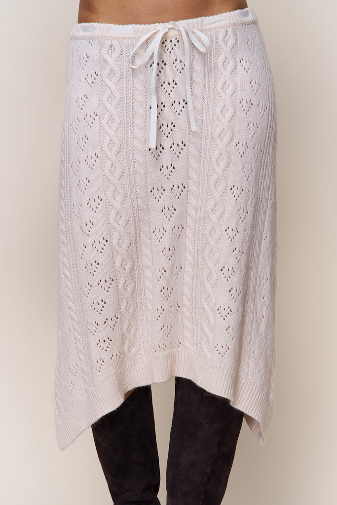 Noah Wool Cable Skirt