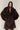 Roxie Faux Fur Coat in Chocolate