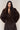 Roxie Faux Fur Coat in Chocolate