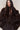 Roxie Faux Fur Coat in Chocolate