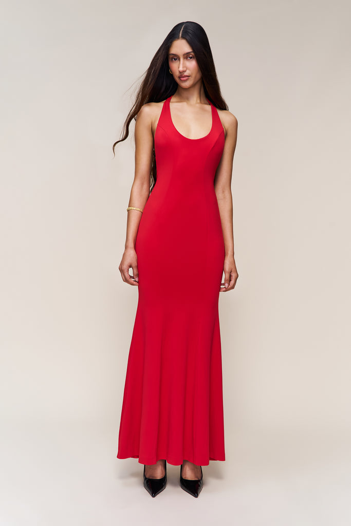 Guizio Siena Maxi Dress Red Love / L Guizio Siena Maxi Dress Red Love / L