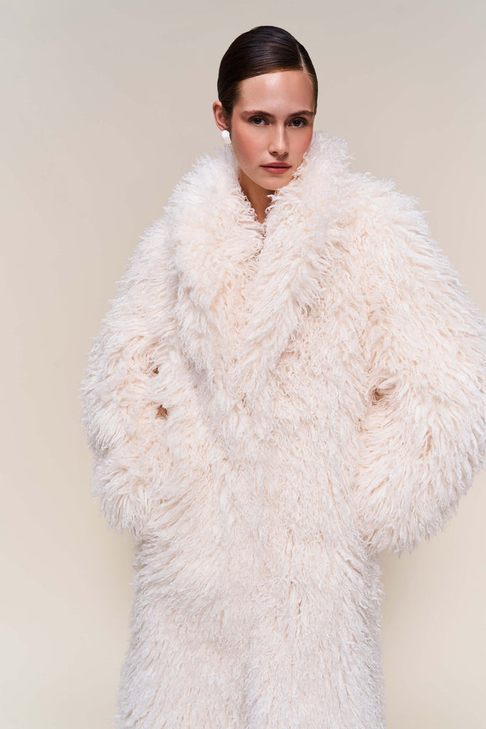 Puglia Maxi Fur Coat