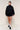 Guizio Fleece Zip Up Jacket in Black