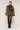 Monroe Fur Coat in Olive