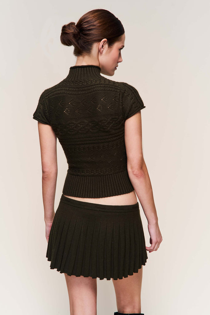 Vivienne Short Sleeve Turtleneck