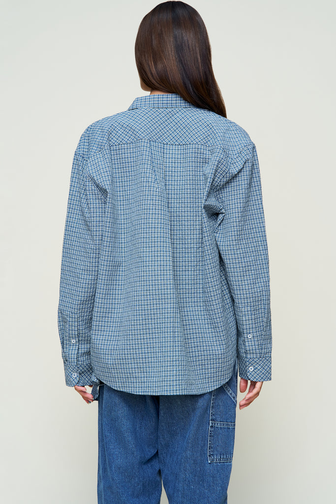 Oona Plaid Buttondown