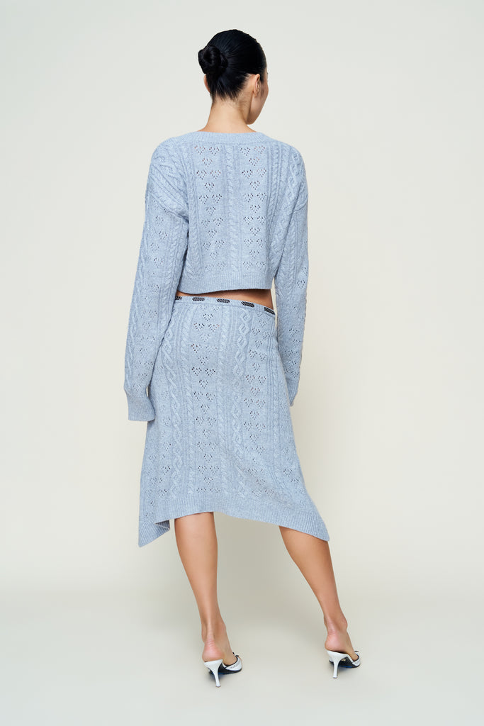 Noah Wool Cable Skirt