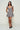 LEILA TARTAN MINI DRESS