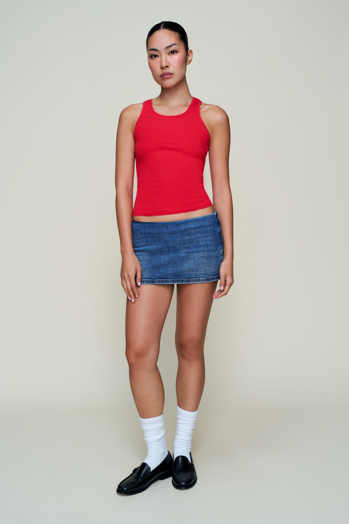 The Perfect Classic Tank in Red Love