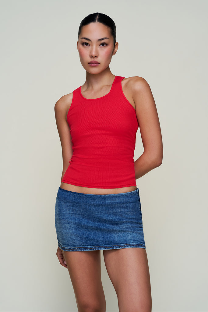 The Perfect Classic Tank in Red Love