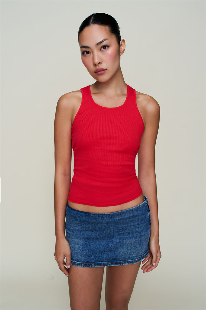 The Perfect Classic Tank in Red Love