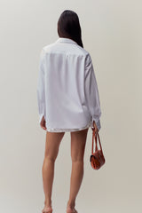 Oona Button Down in White