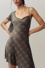 Palma Plaid Midi Dress