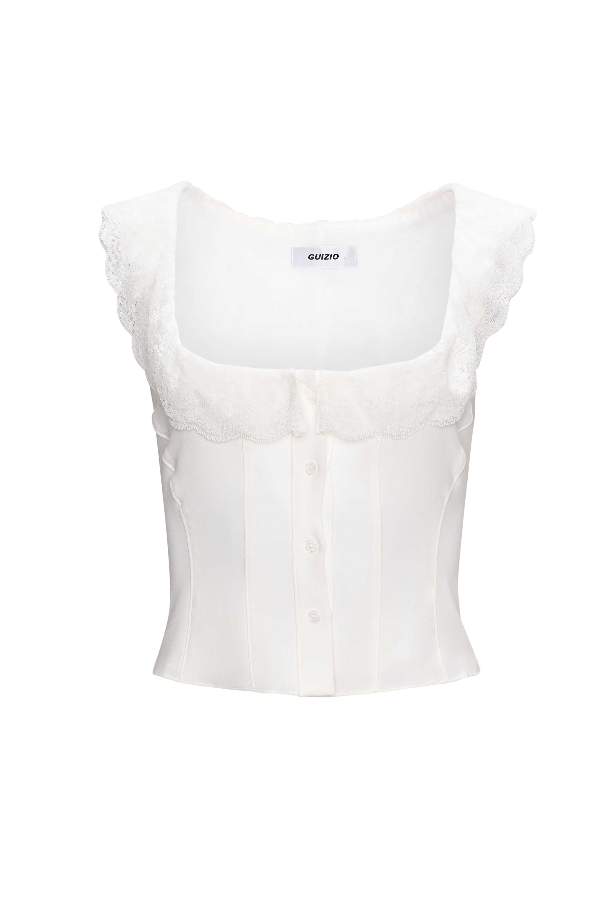 Paloma Lace Top in White