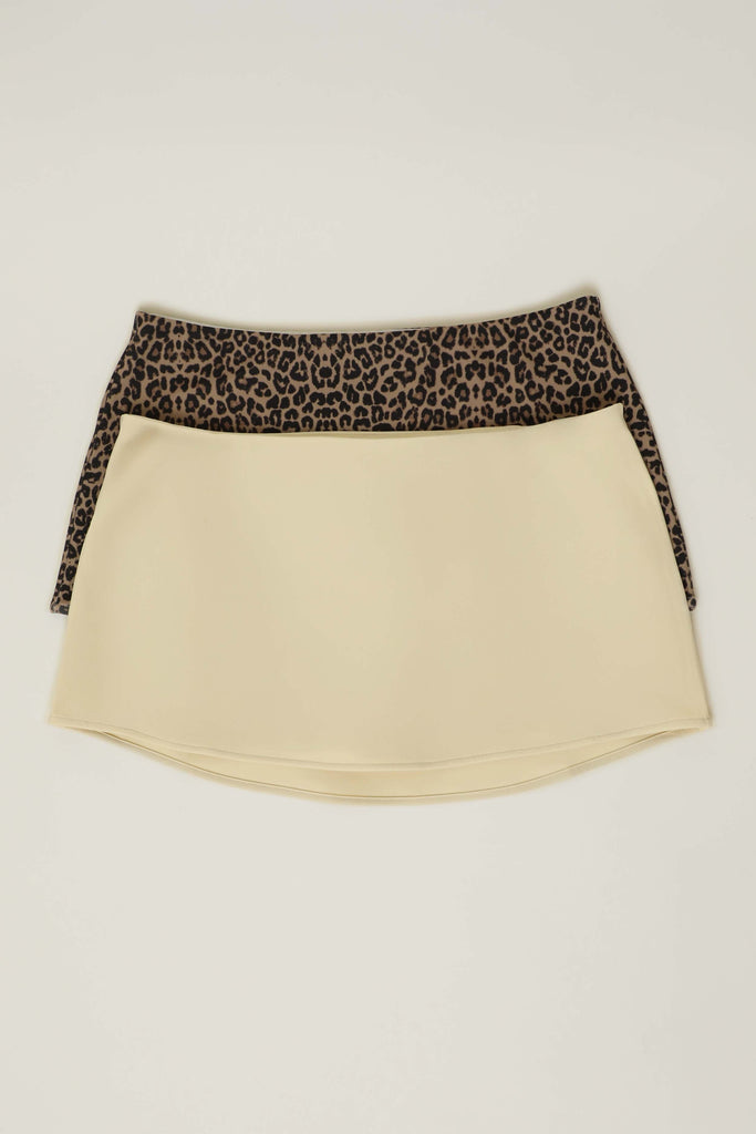 Micro Mini Stretch Skirt, 2-pack