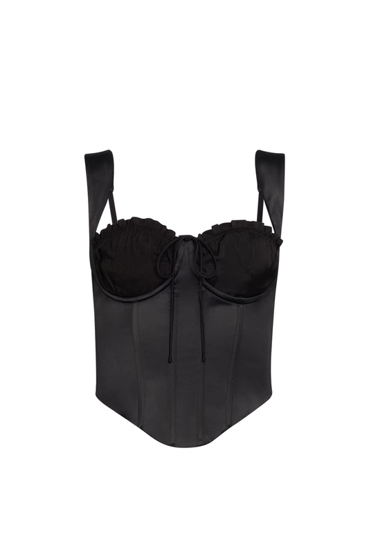 Ruched Cup Bustier Top