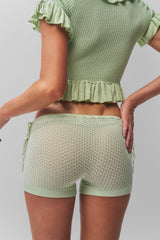 Knit Side Tie Short