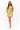SEA SHELL EMBELLISHED MINI DRESS IN LIME GREEN