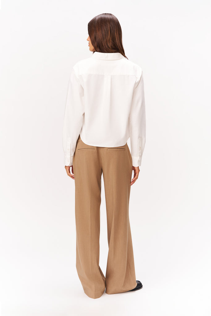SAMARA PANT IN TAUPE MELANGE