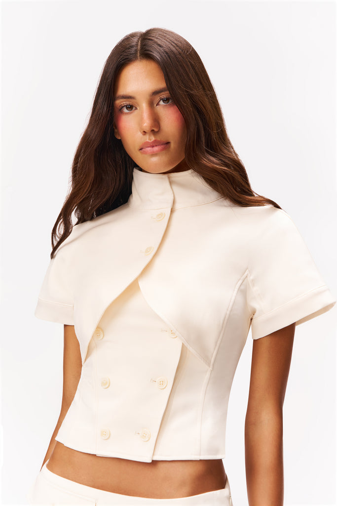 VAL TOP IN IVORY