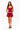 Leila Twill Mini Skirt in Bordeaux