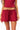 Leila Twill Mini Skirt in Bordeaux