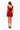 Leila Twill Mini Skirt in Bordeaux