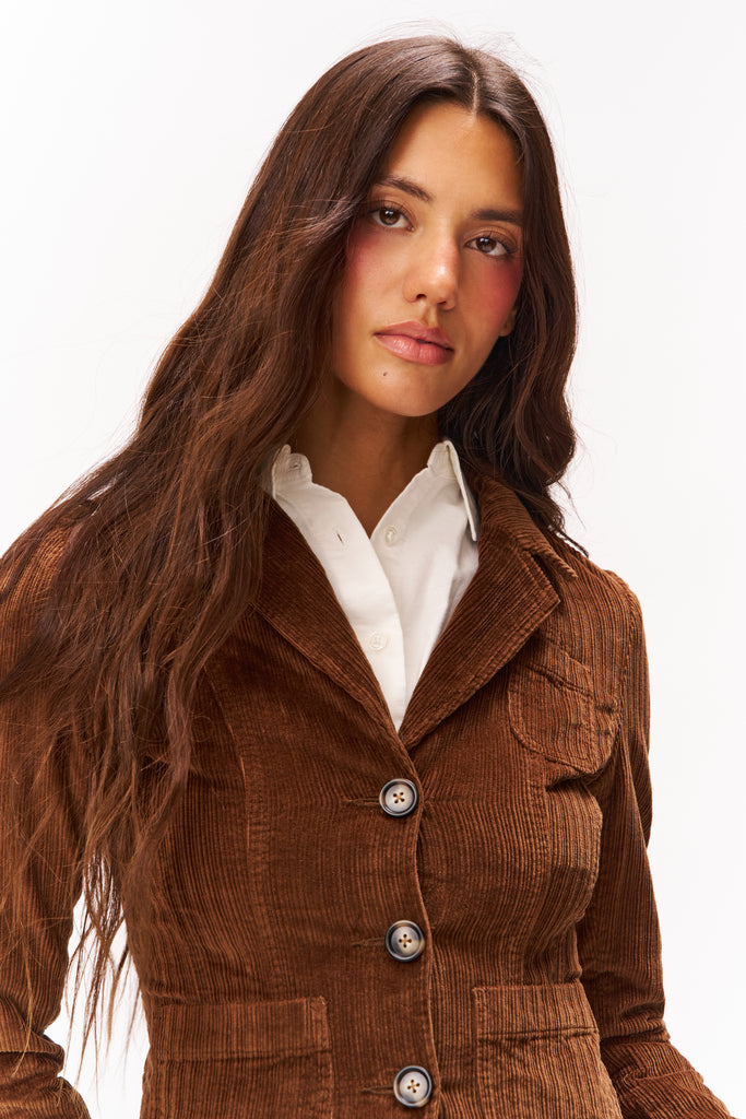 CELINE JACKET IN ESPRESSO
