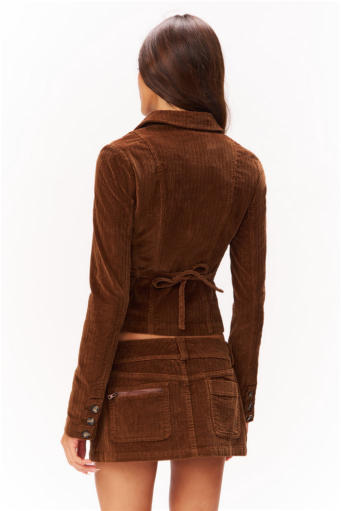 CELINE JACKET IN ESPRESSO