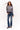 MELINA KNIT JACKET IN NAVY & WHITET STRIPE
