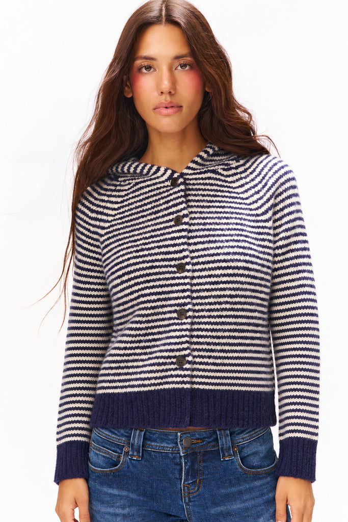 Melina Hooded Knit Sweater