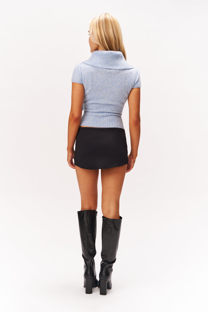 ESTELLE SWEATER TOP IN BABY BLUE